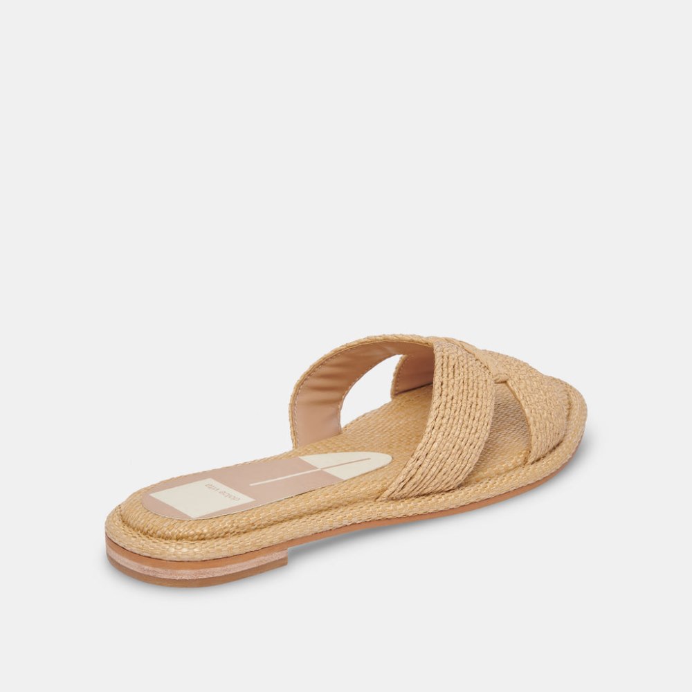 Dolce Vita Atomic Sandals Lt Natural Raffia