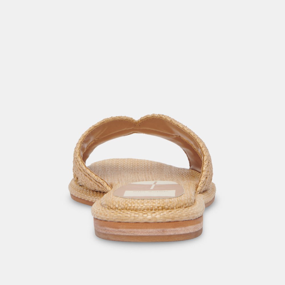 Dolce Vita Atomic Sandals Lt Natural Raffia