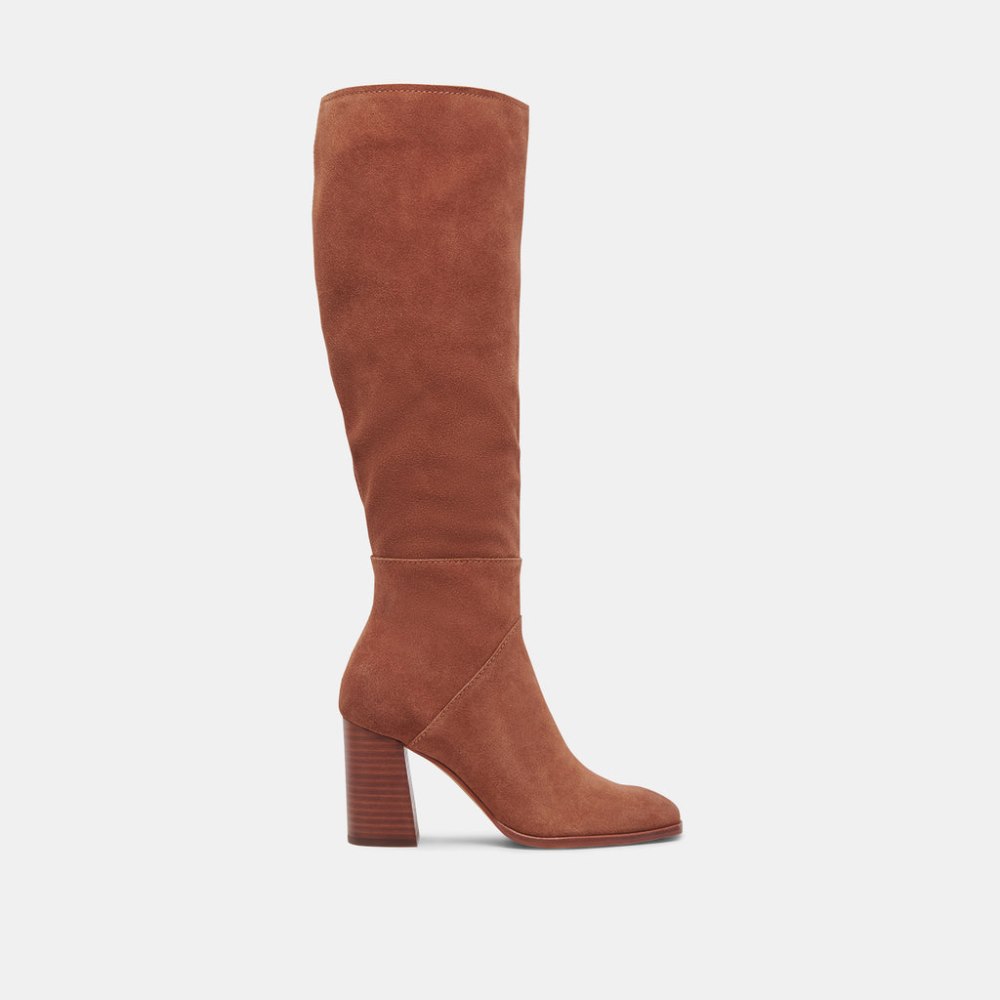 Dolce Vita Fynn Boots Dk Brown Suede