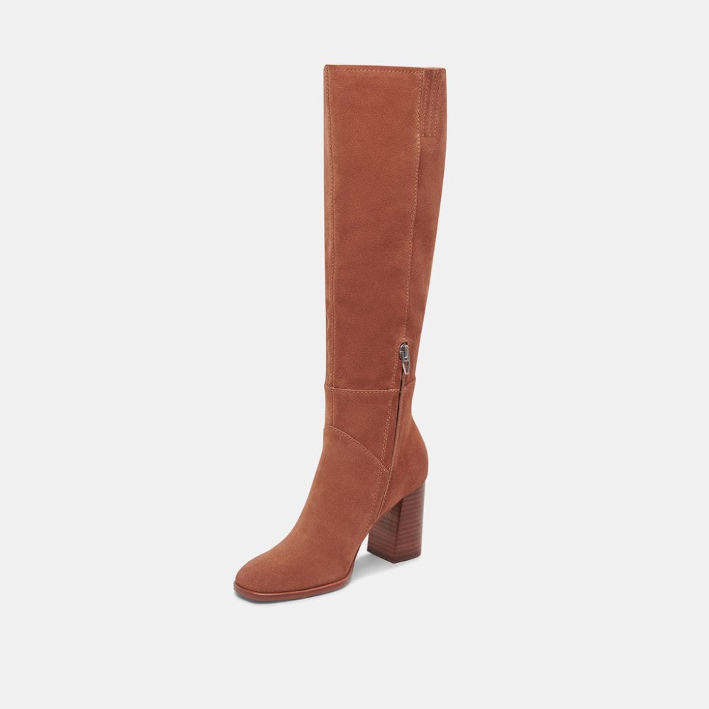 Dolce Vita Fynn Boots Dk Brown Suede
