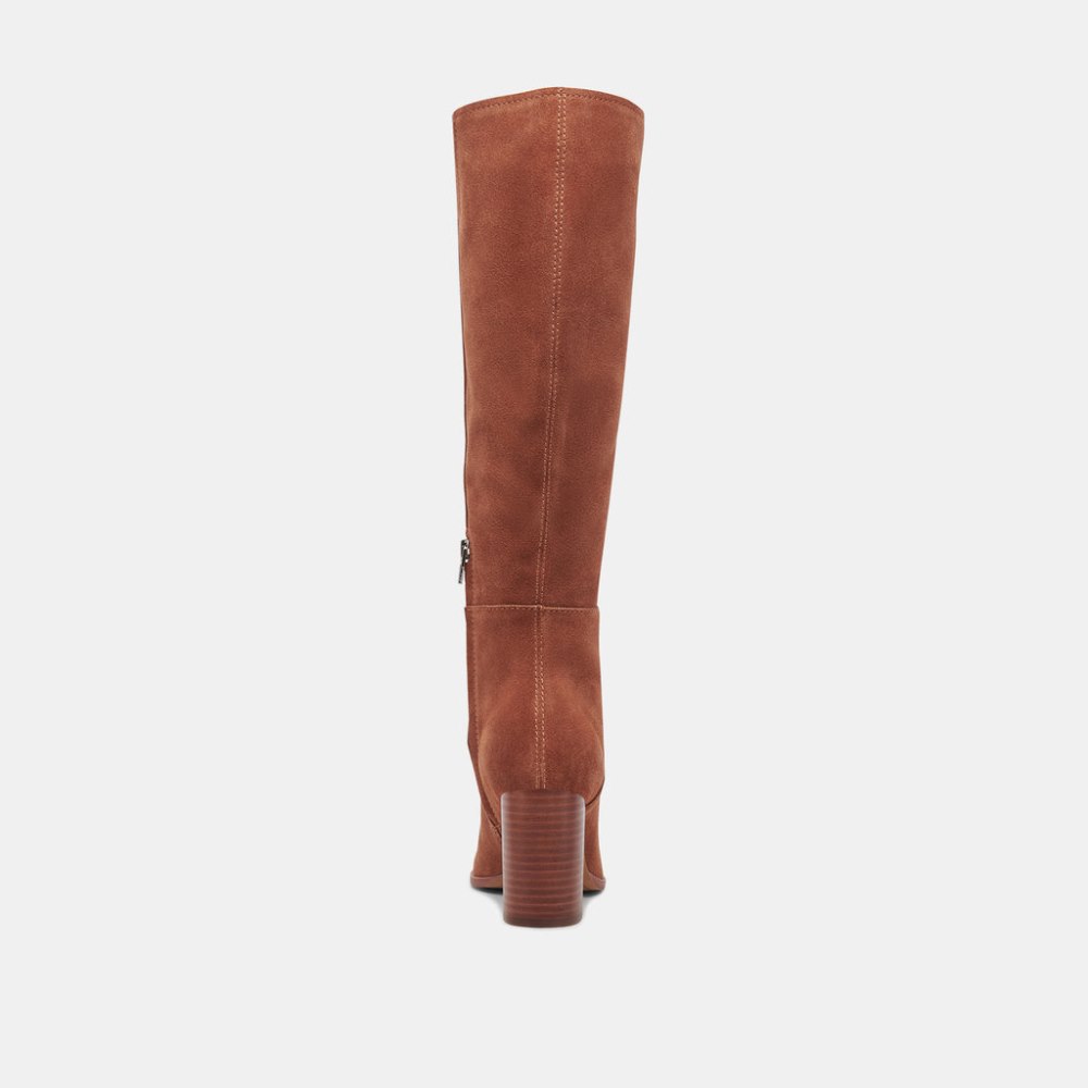 Dolce Vita Fynn Boots Dk Brown Suede