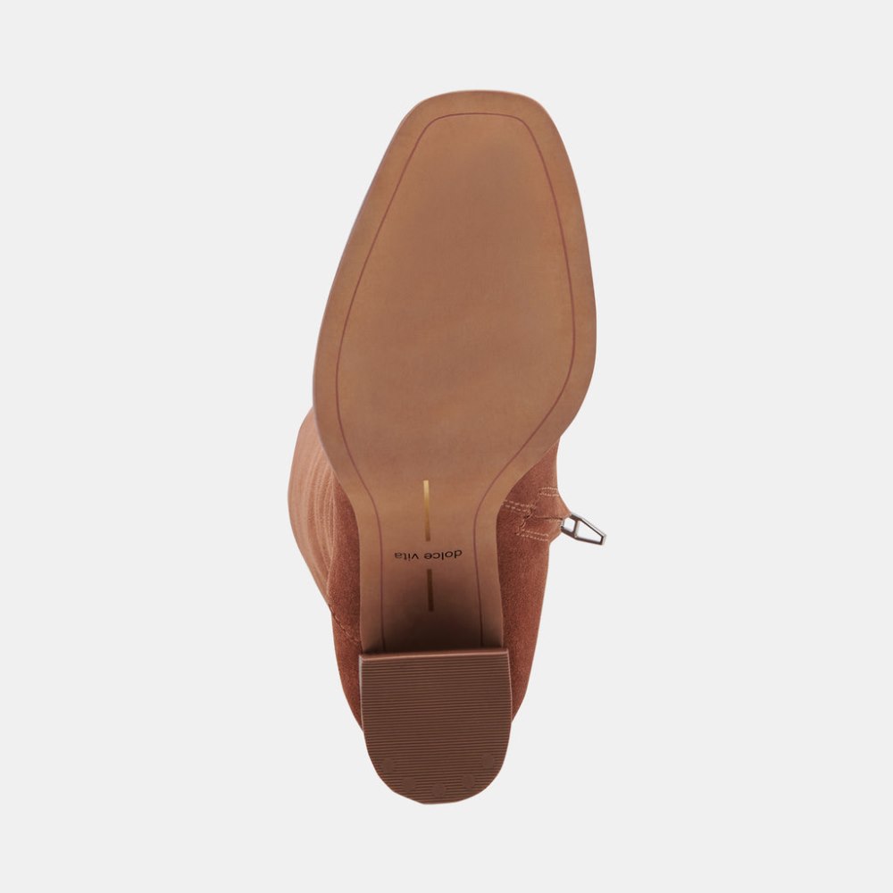 Dolce Vita Fynn Boots Dk Brown Suede
