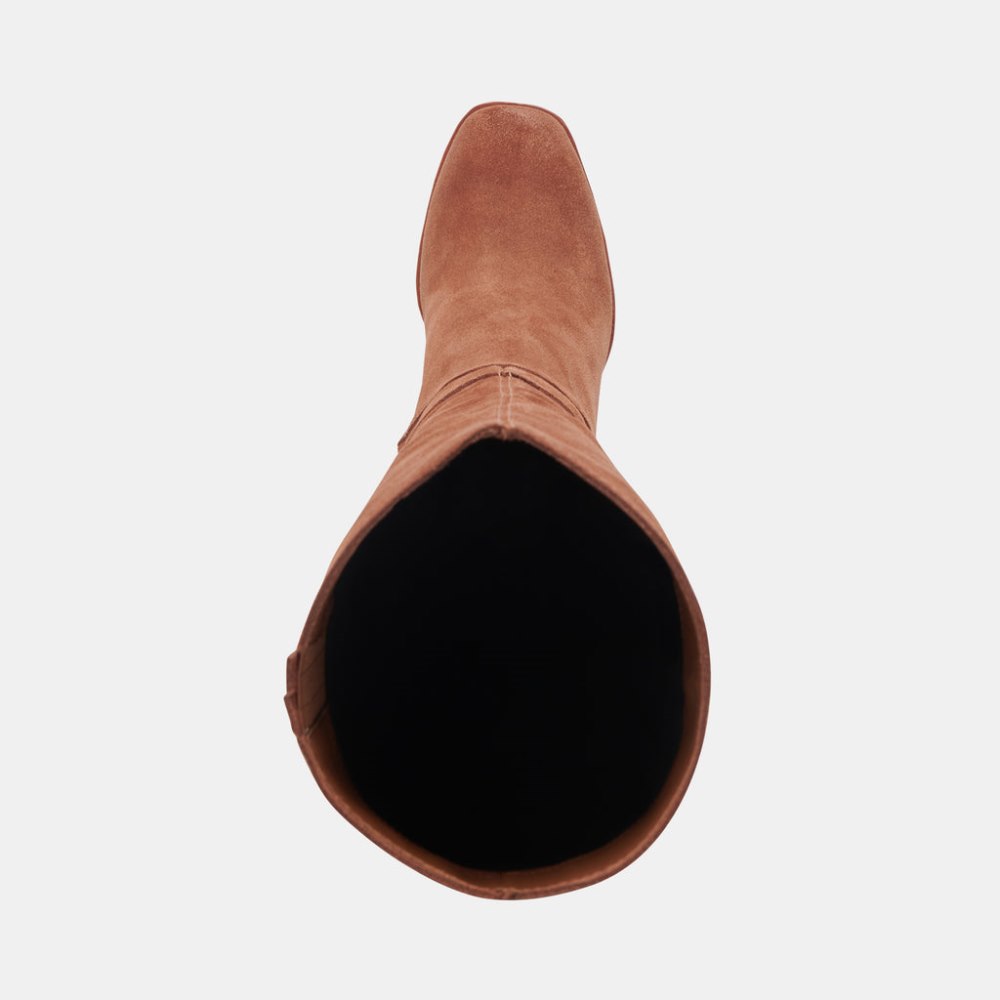 Dolce Vita Fynn Boots Dk Brown Suede