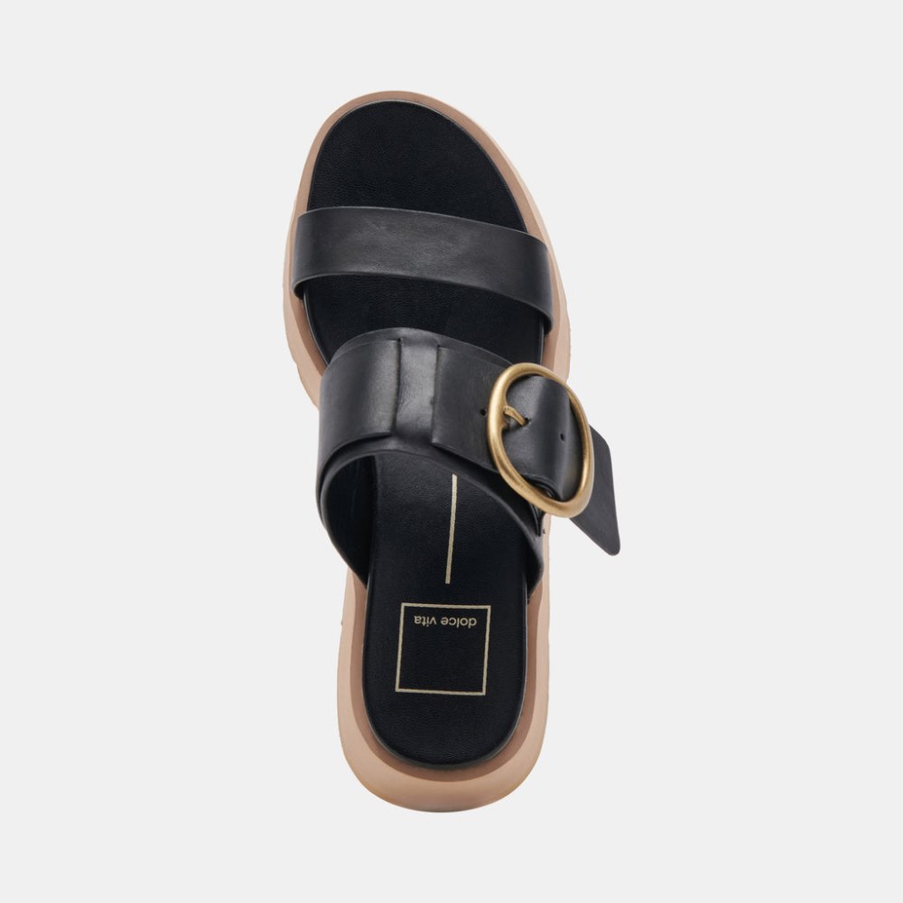 Dolce Vita Dex Sandals Black Leather
