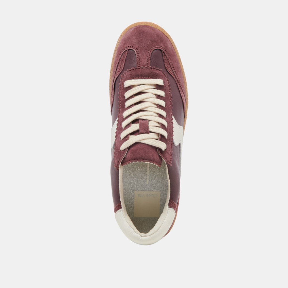 Dolce Vita Notice Sneakers Cranberry Suede