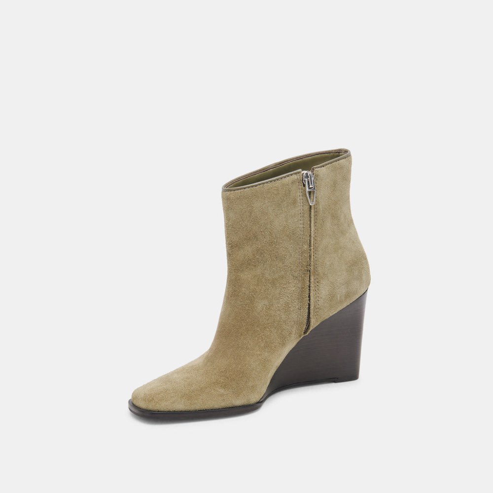 Dolce Vita Susann Booties Moss Suede