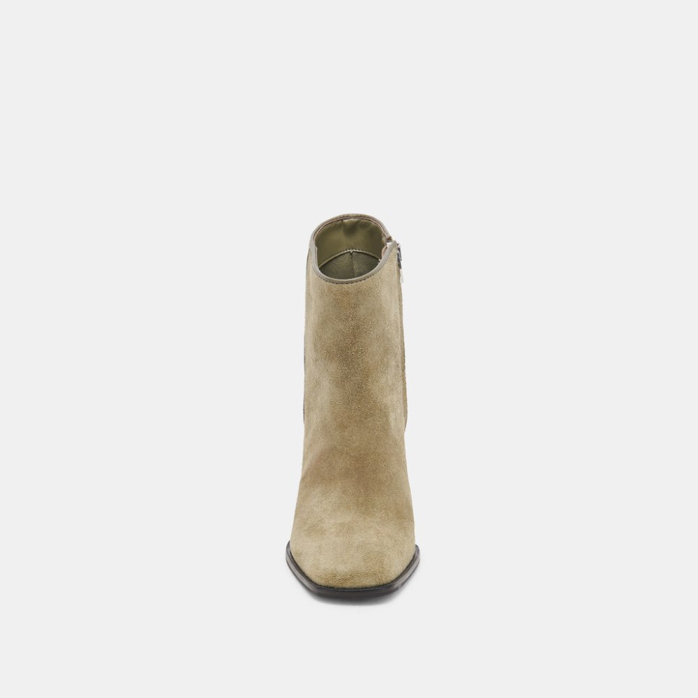 Dolce Vita Susann Booties Moss Suede