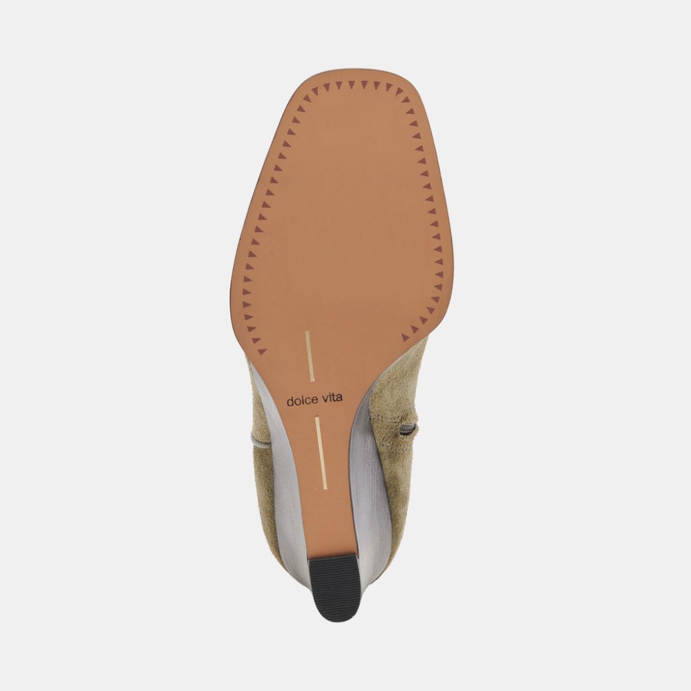 Dolce Vita Susann Booties Moss Suede