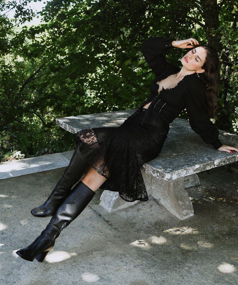 Dolce Vita Fynn Boots Onyx Leather