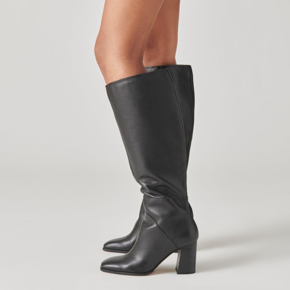 Dolce Vita Fynn Boots Onyx Leather