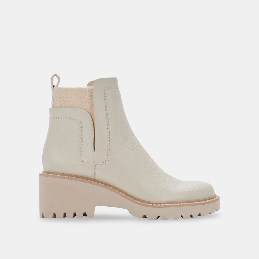 Dolce Vita Huey H2o Boots Off White Leather