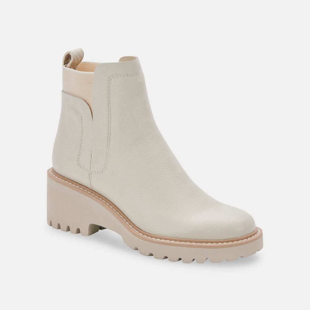 Dolce Vita Huey H2o Boots Off White Leather