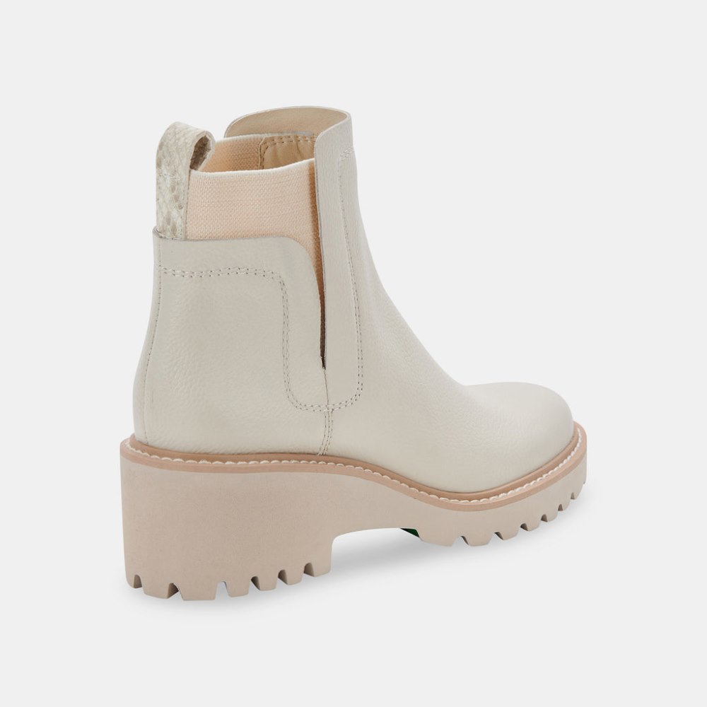Dolce Vita Huey H2o Boots Off White Leather