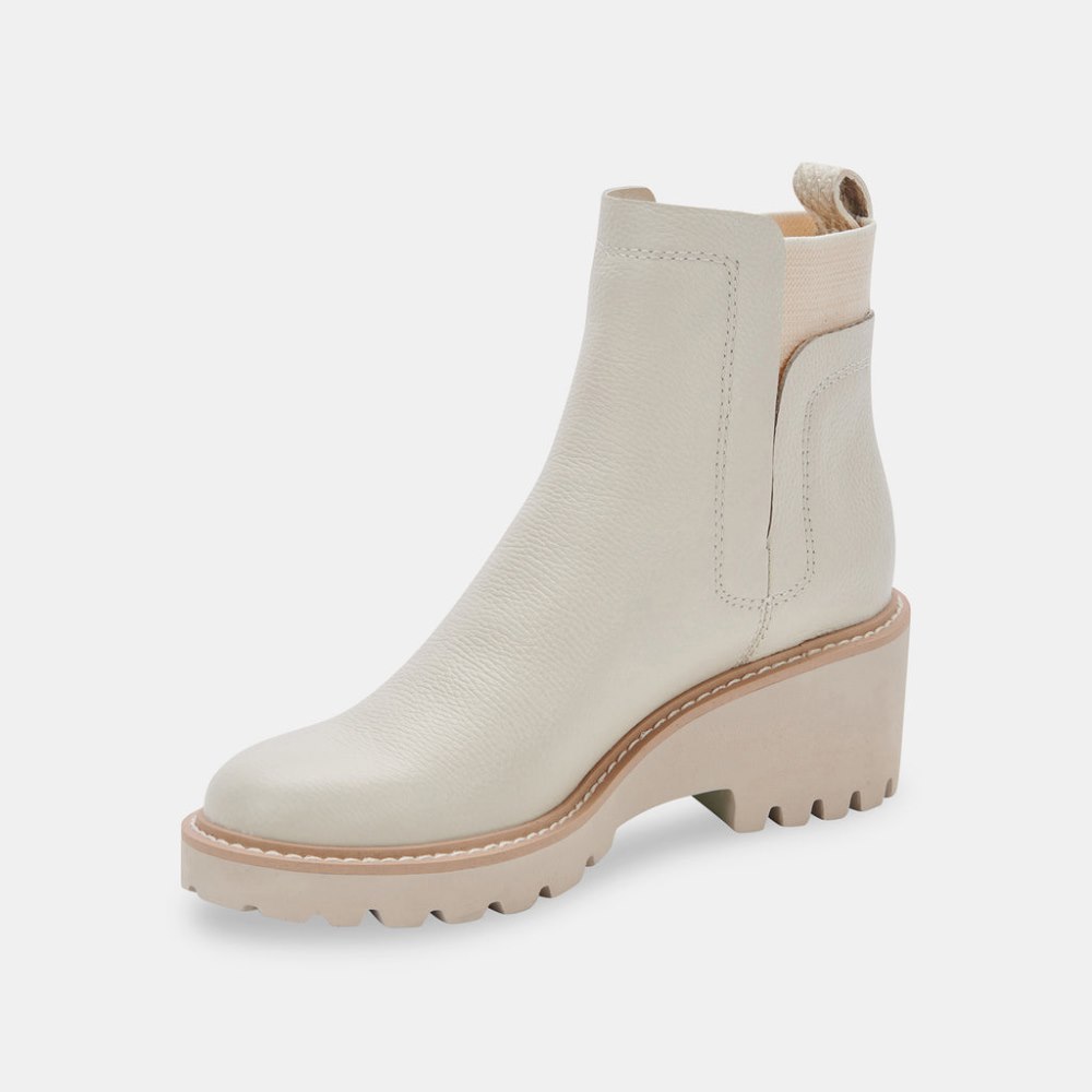 Dolce Vita Huey H2o Boots Off White Leather