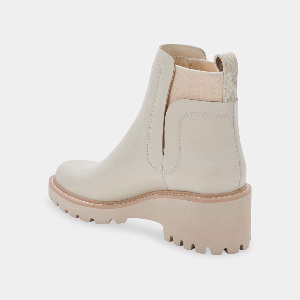 Dolce Vita Huey H2o Boots Off White Leather