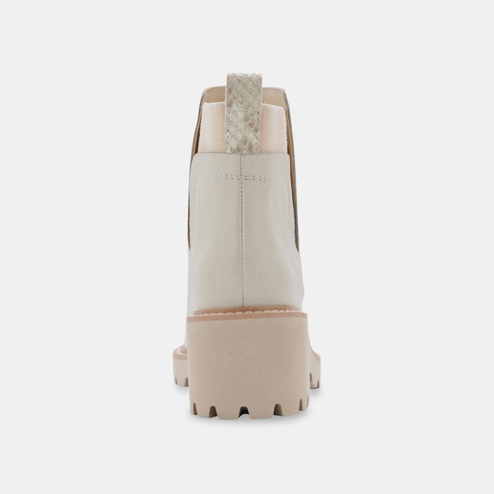 Dolce Vita Huey H2o Boots Off White Leather