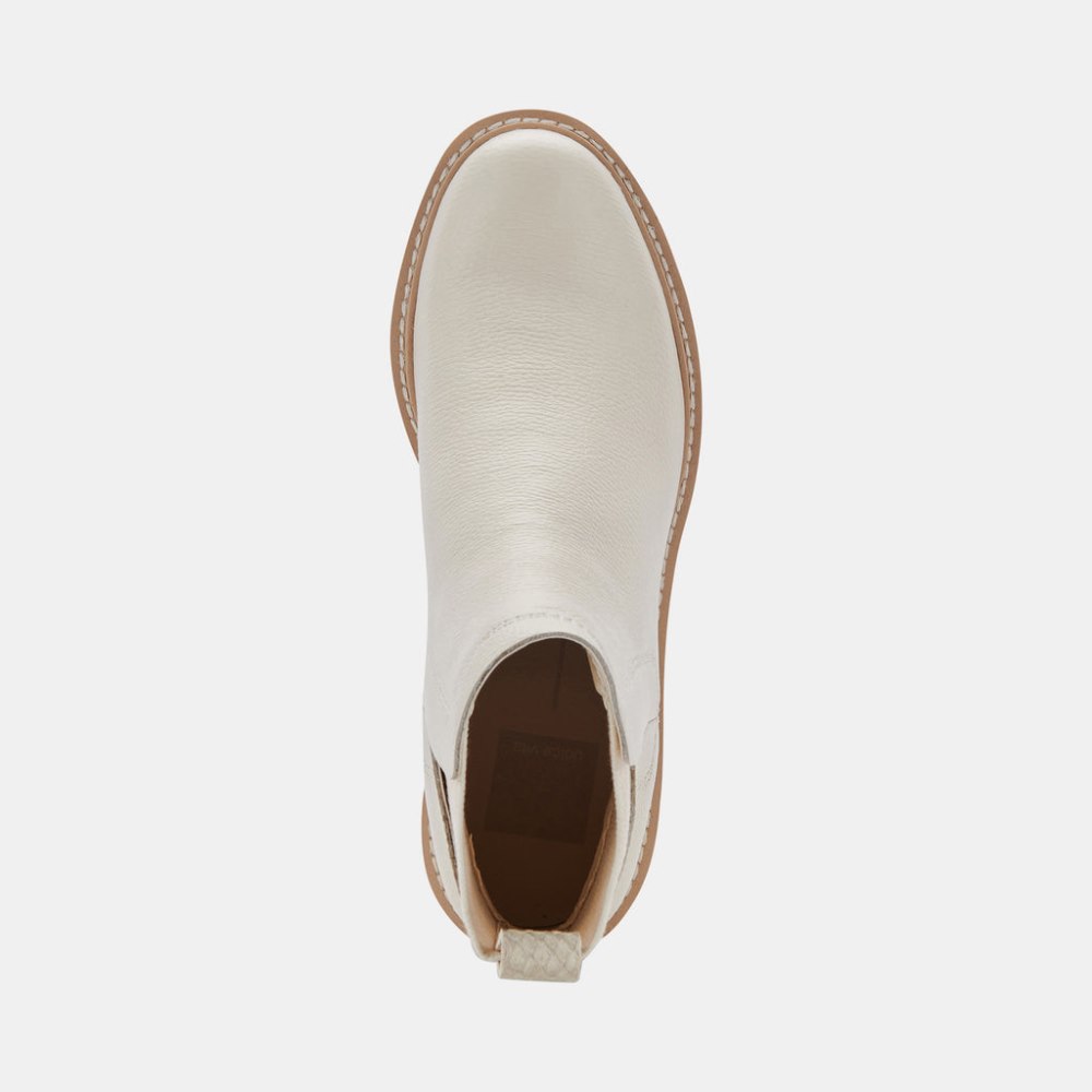 Dolce Vita Huey H2o Boots Off White Leather