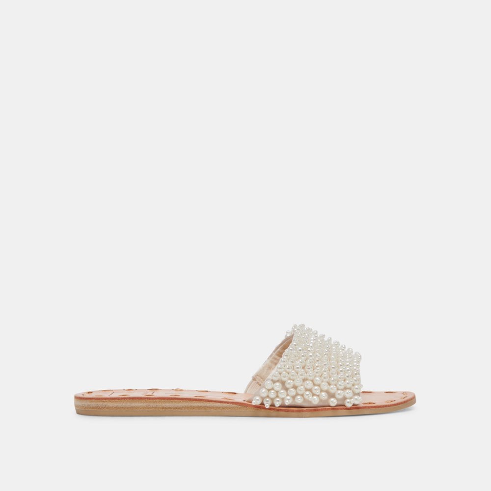 Dolce Vita Dalon Pearl Sandals Vanilla Pearls
