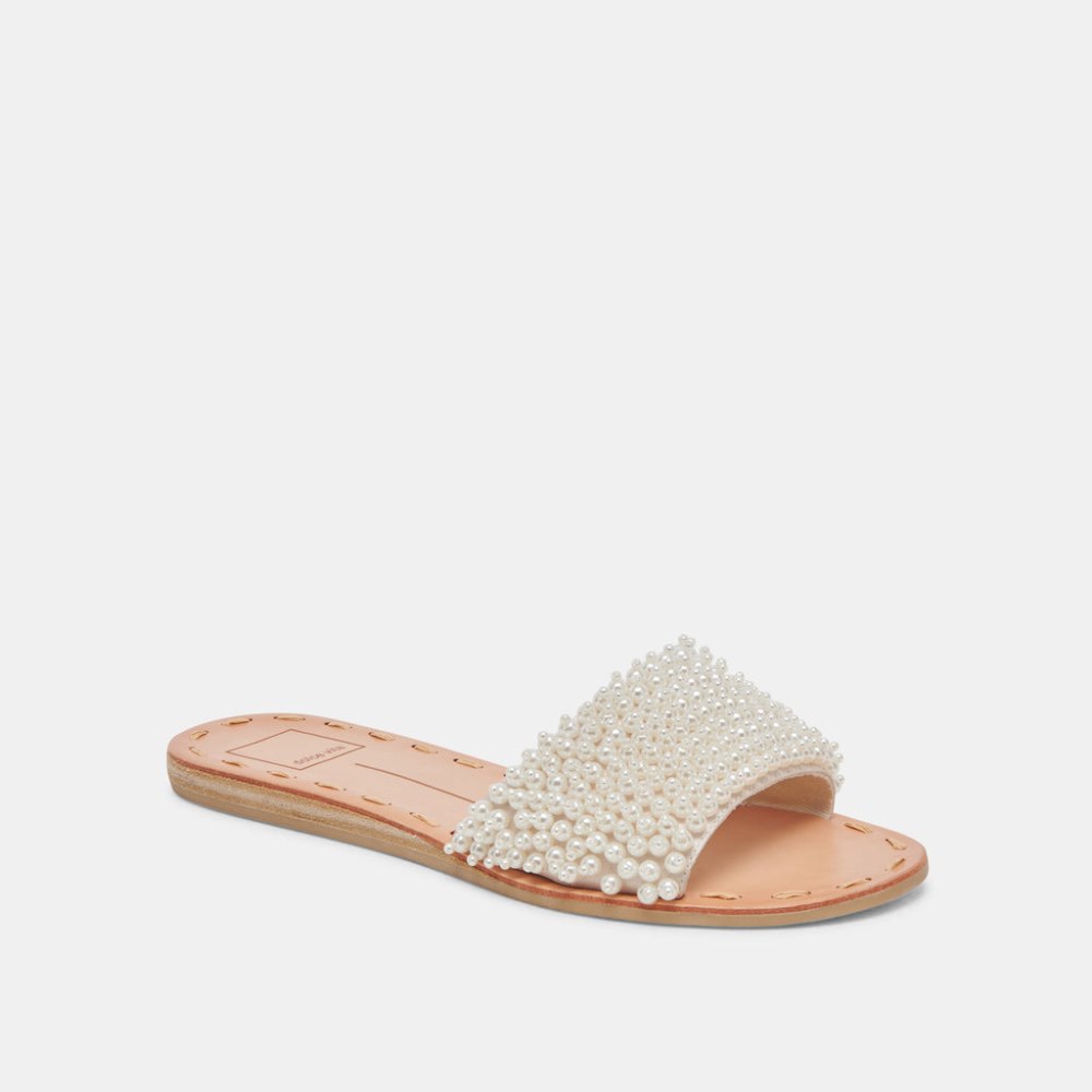 Dolce Vita Dalon Pearl Sandals Vanilla Pearls