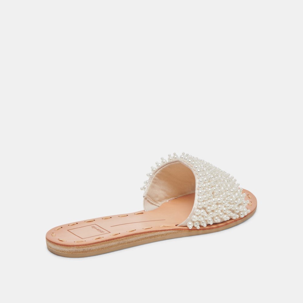 Dolce Vita Dalon Pearl Sandals Vanilla Pearls