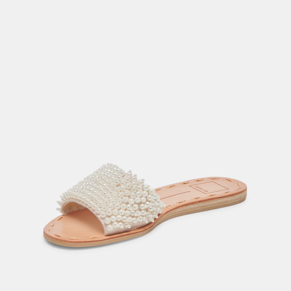 Dolce Vita Dalon Pearl Sandals Vanilla Pearls