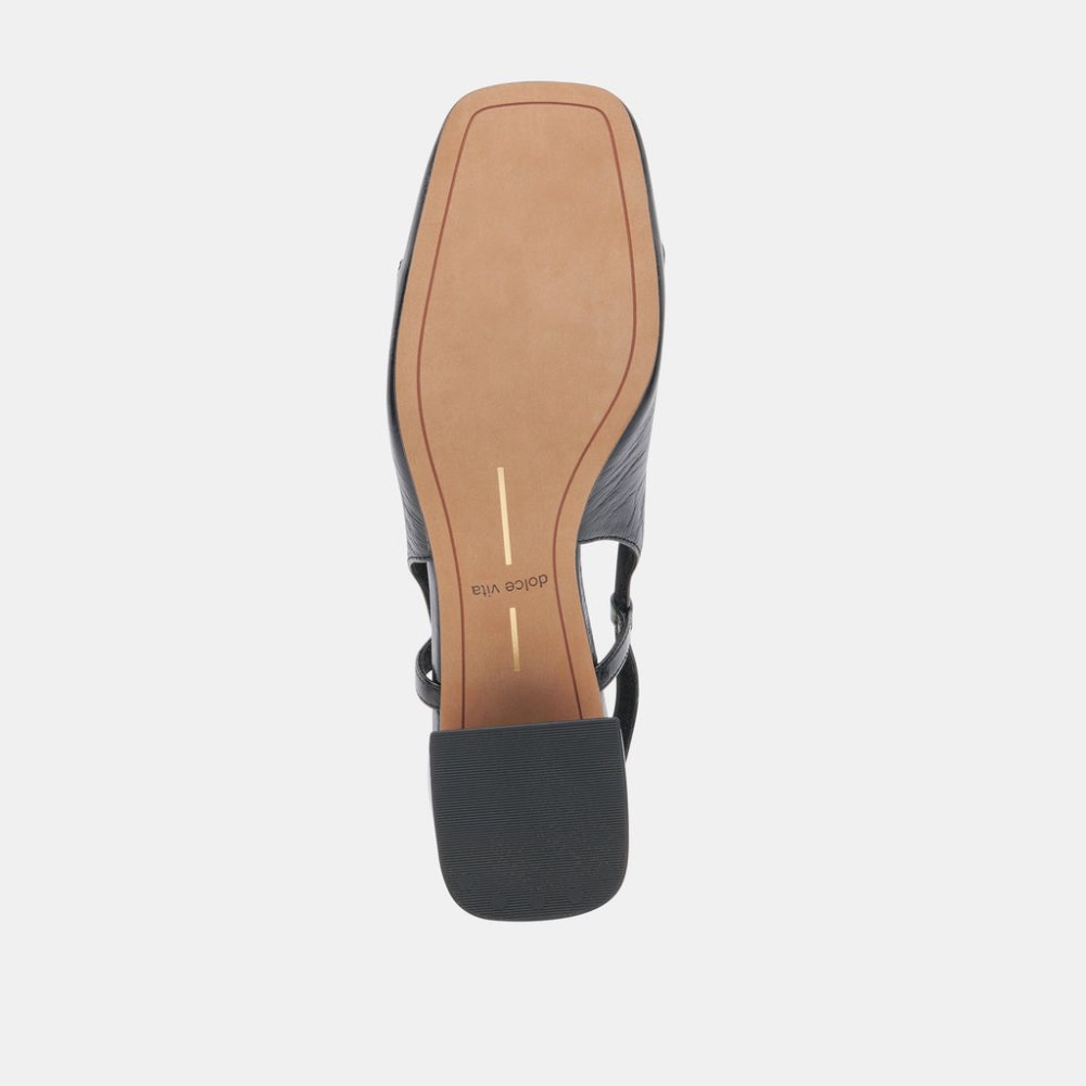 Dolce Vita Melli Heels Midnight Crinkle Patent