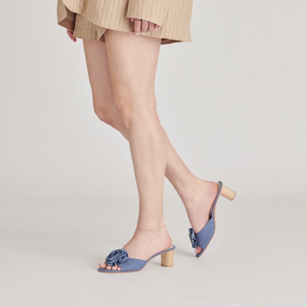 Dolce Vita Darly Heels Blue Denim