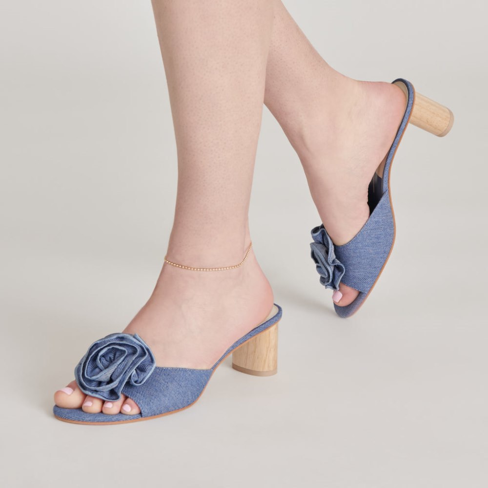 Dolce Vita Darly Heels Blue Denim