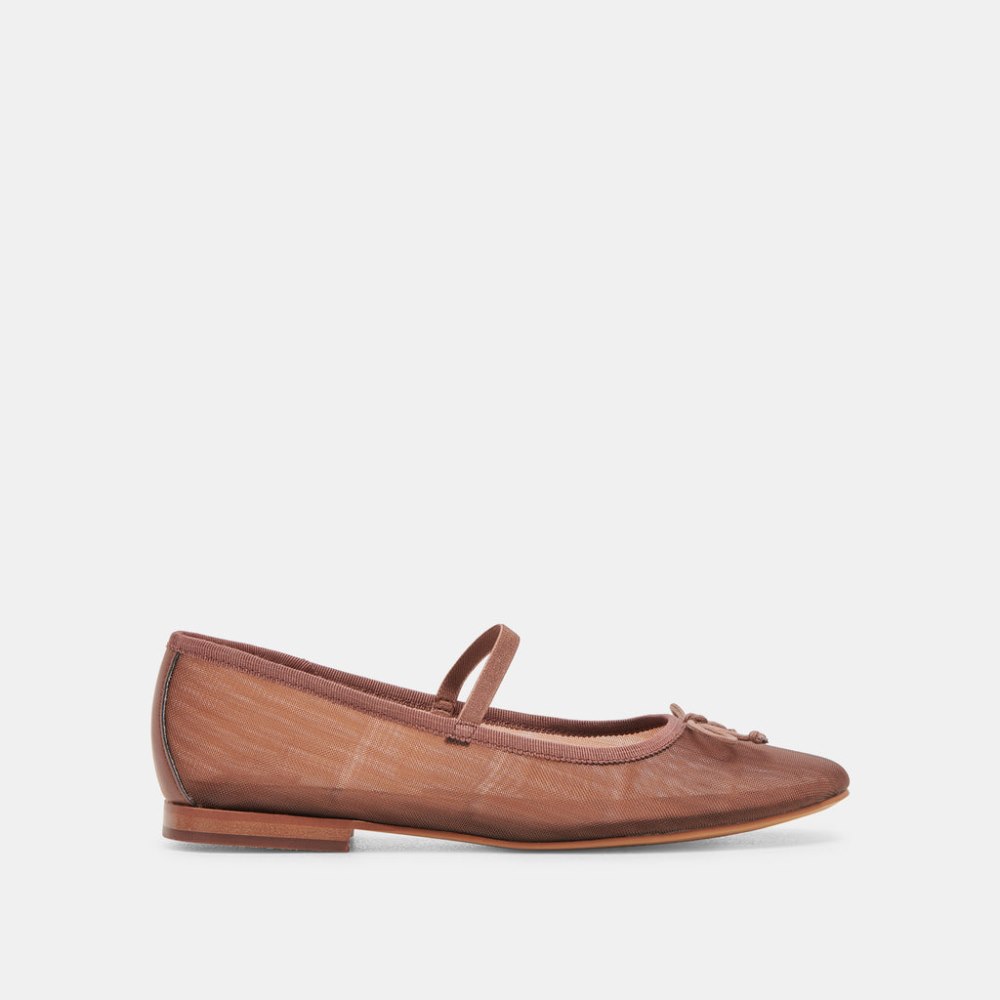 Dolce Vita Cadel Ballet Flats Espresso Mesh