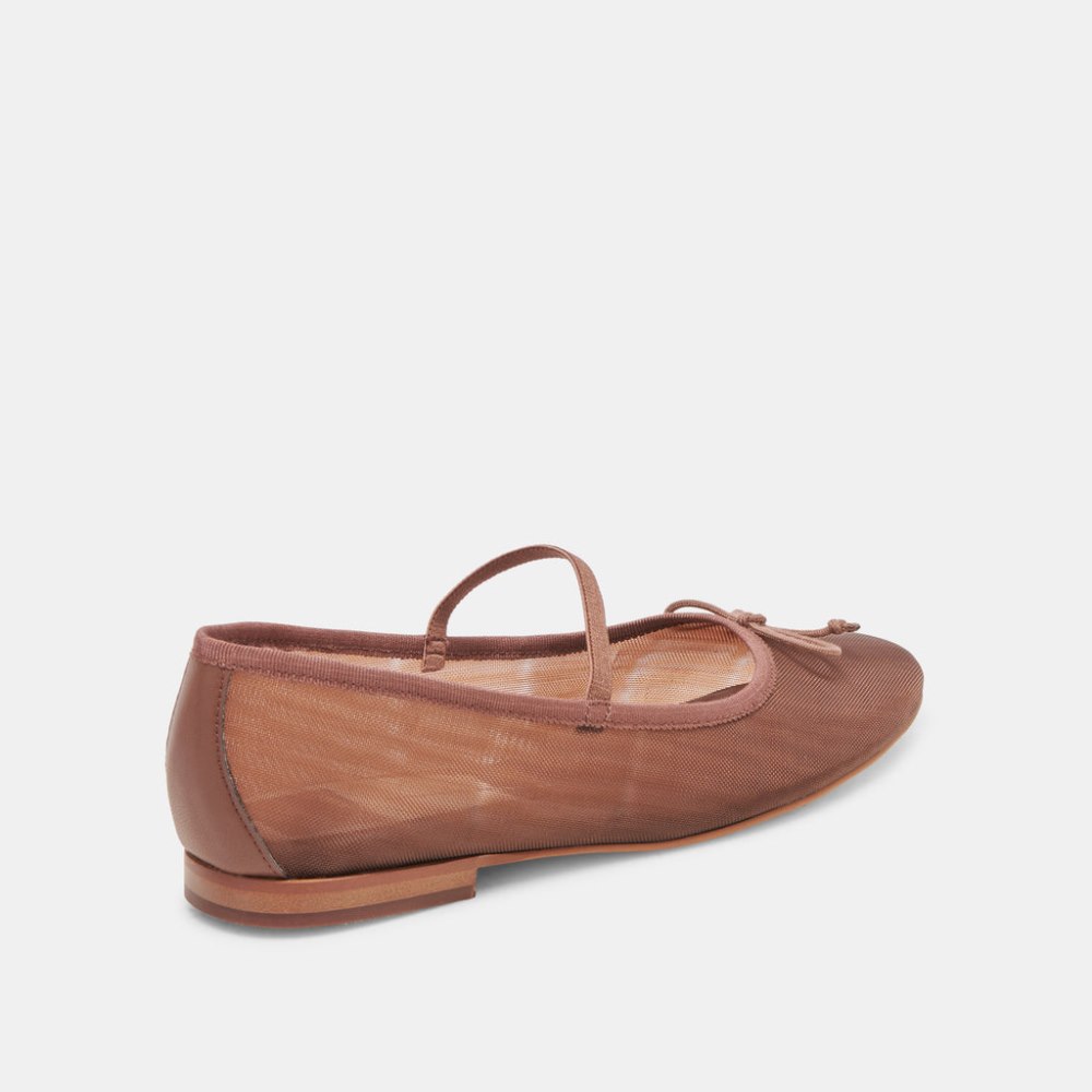 Dolce Vita Cadel Ballet Flats Espresso Mesh