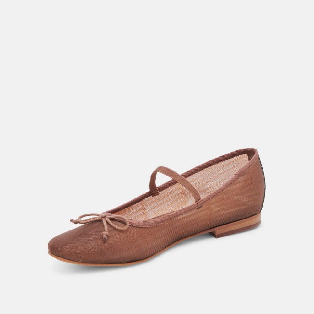 Dolce Vita Cadel Ballet Flats Espresso Mesh