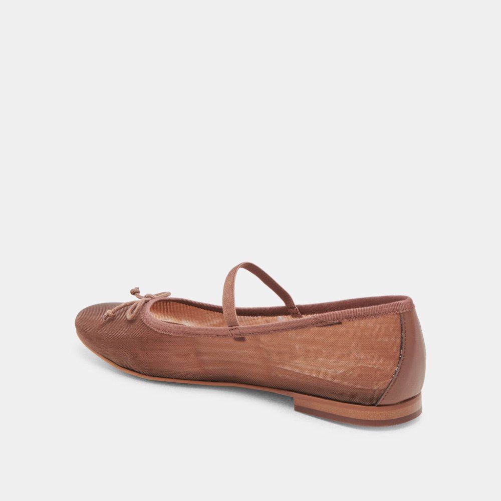Dolce Vita Cadel Ballet Flats Espresso Mesh