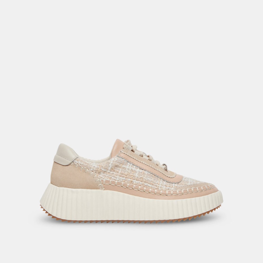 Dolce Vita Dolen Sneakers Ivory Multi Woven