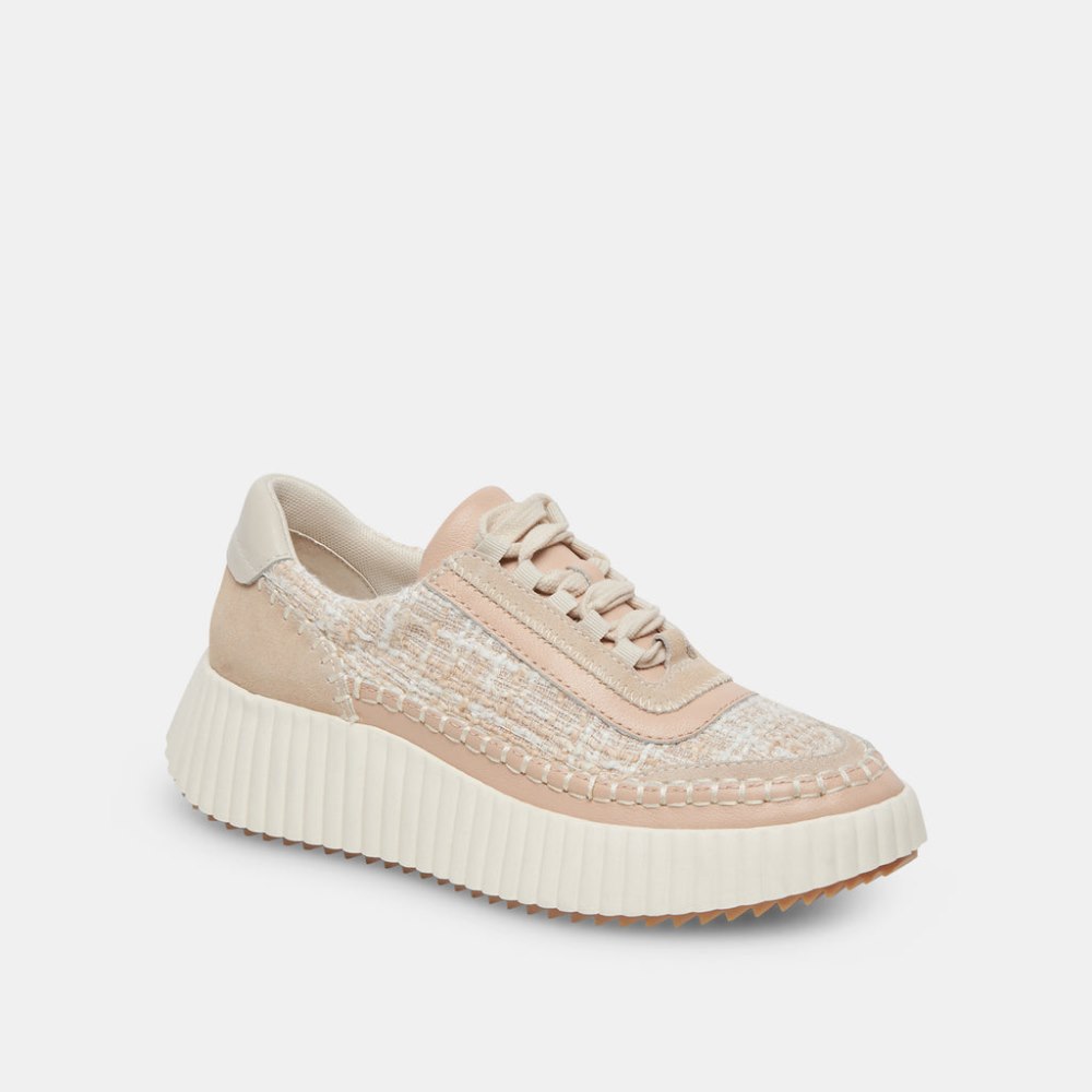 Dolce Vita Dolen Sneakers Ivory Multi Woven