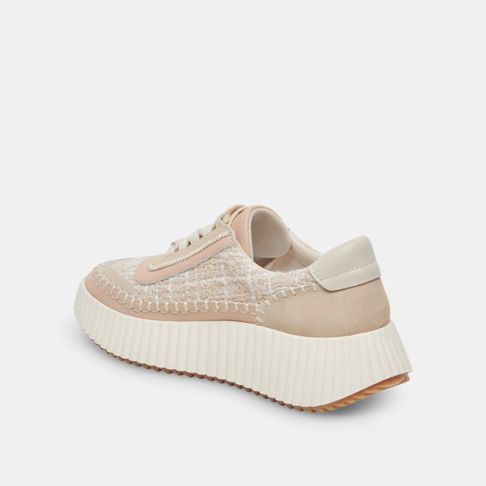 Dolce Vita Dolen Sneakers Ivory Multi Woven
