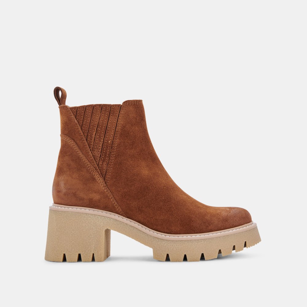 Dolce Vita Harte H2o Boots Dk Brown Suede