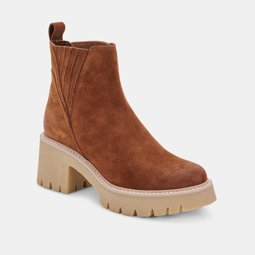 Dolce Vita Harte H2o Boots Dk Brown Suede