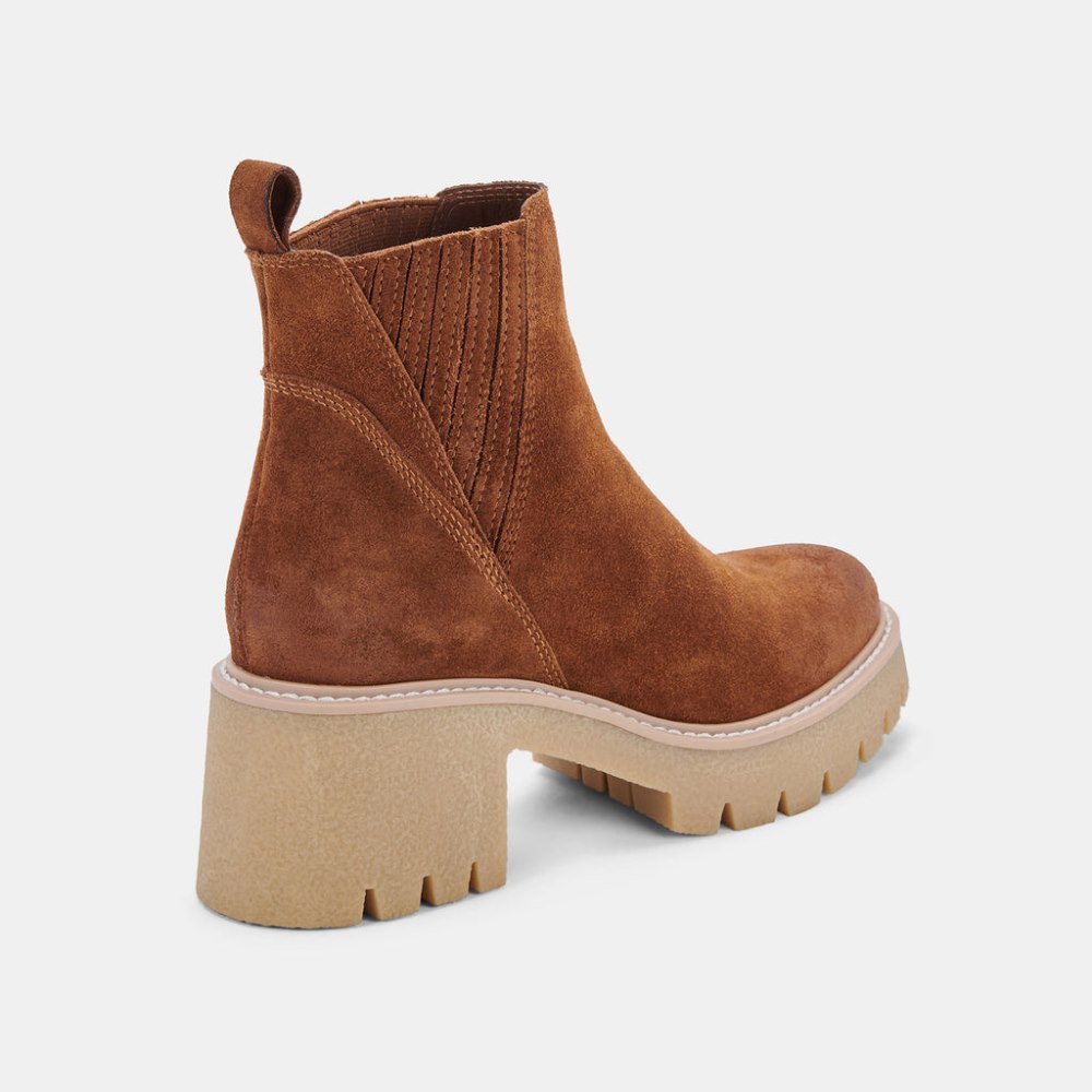 Dolce Vita Harte H2o Boots Dk Brown Suede