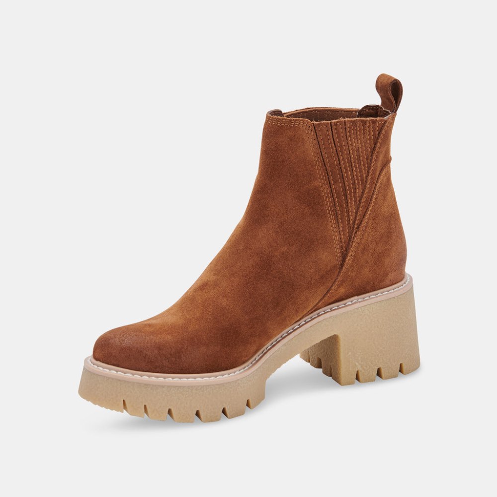 Dolce Vita Harte H2o Boots Dk Brown Suede