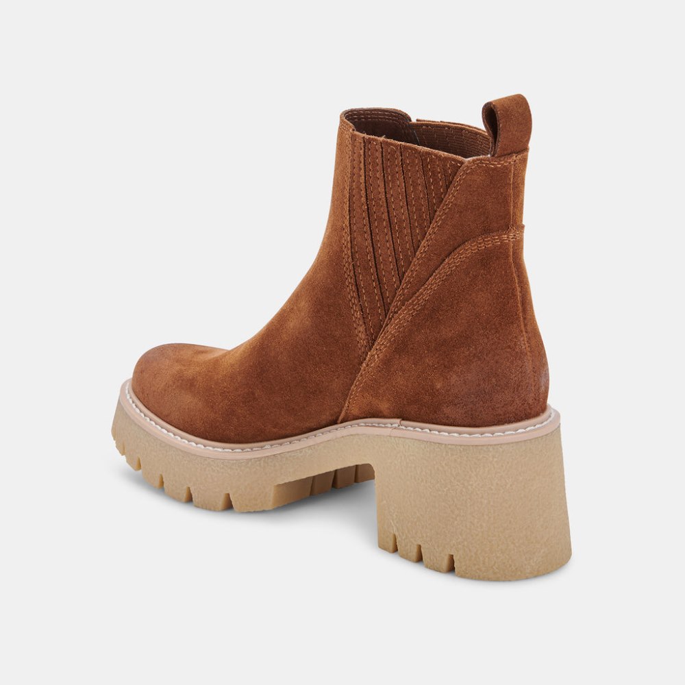 Dolce Vita Harte H2o Boots Dk Brown Suede