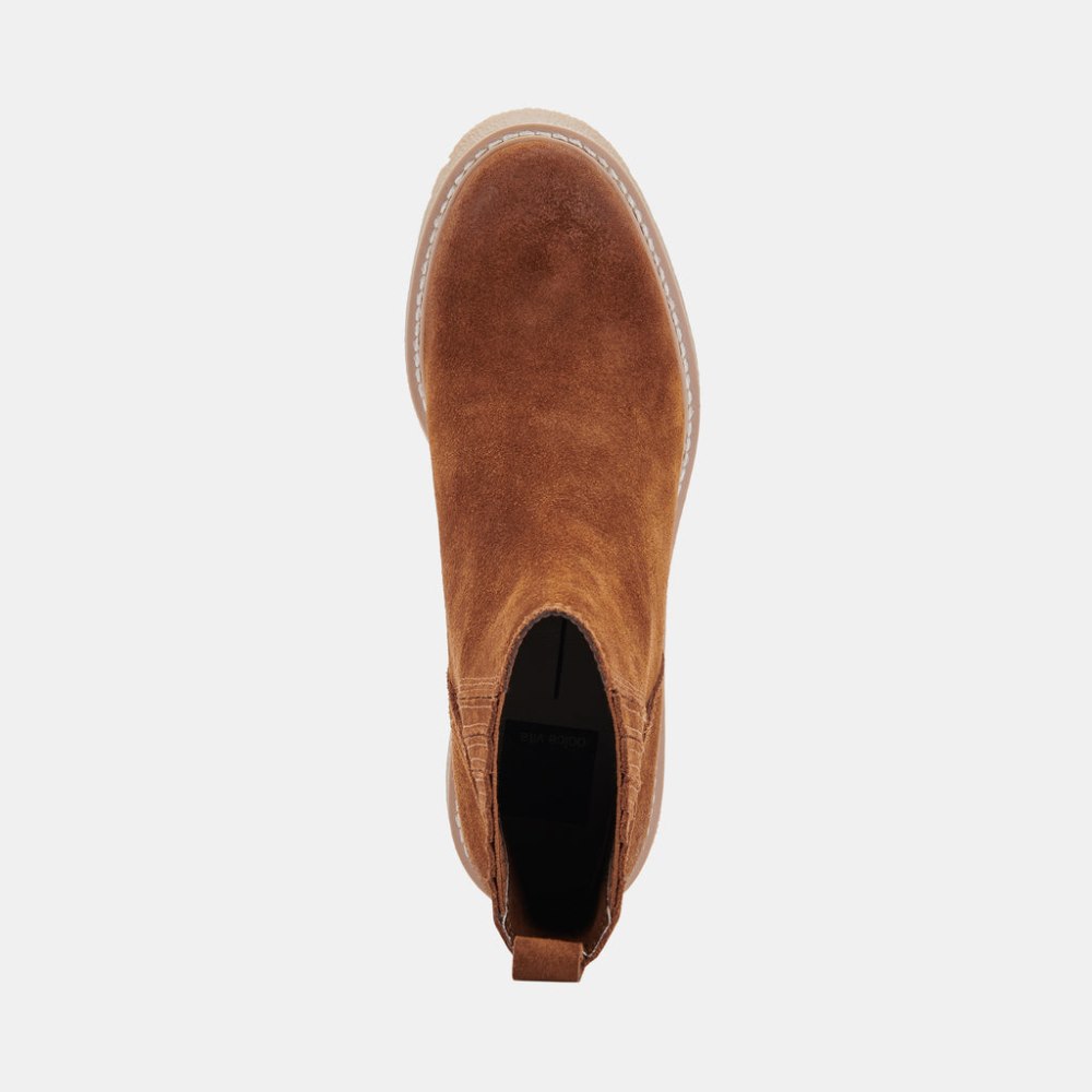 Dolce Vita Harte H2o Boots Dk Brown Suede
