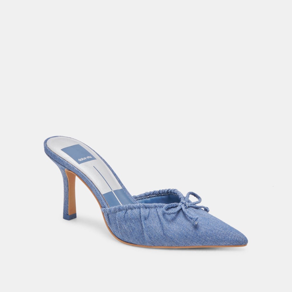 Dolce Vita Kairi Heels Blue Denim