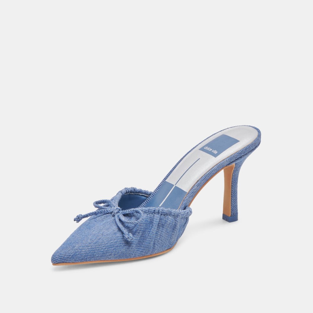 Dolce Vita Kairi Heels Blue Denim