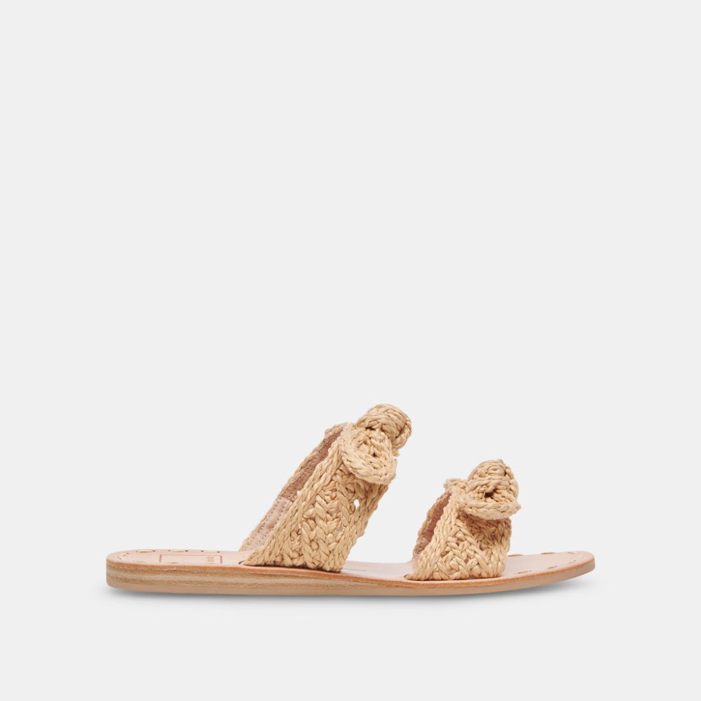 Dolce Vita Dinah Sandals Lt Natural Raffia