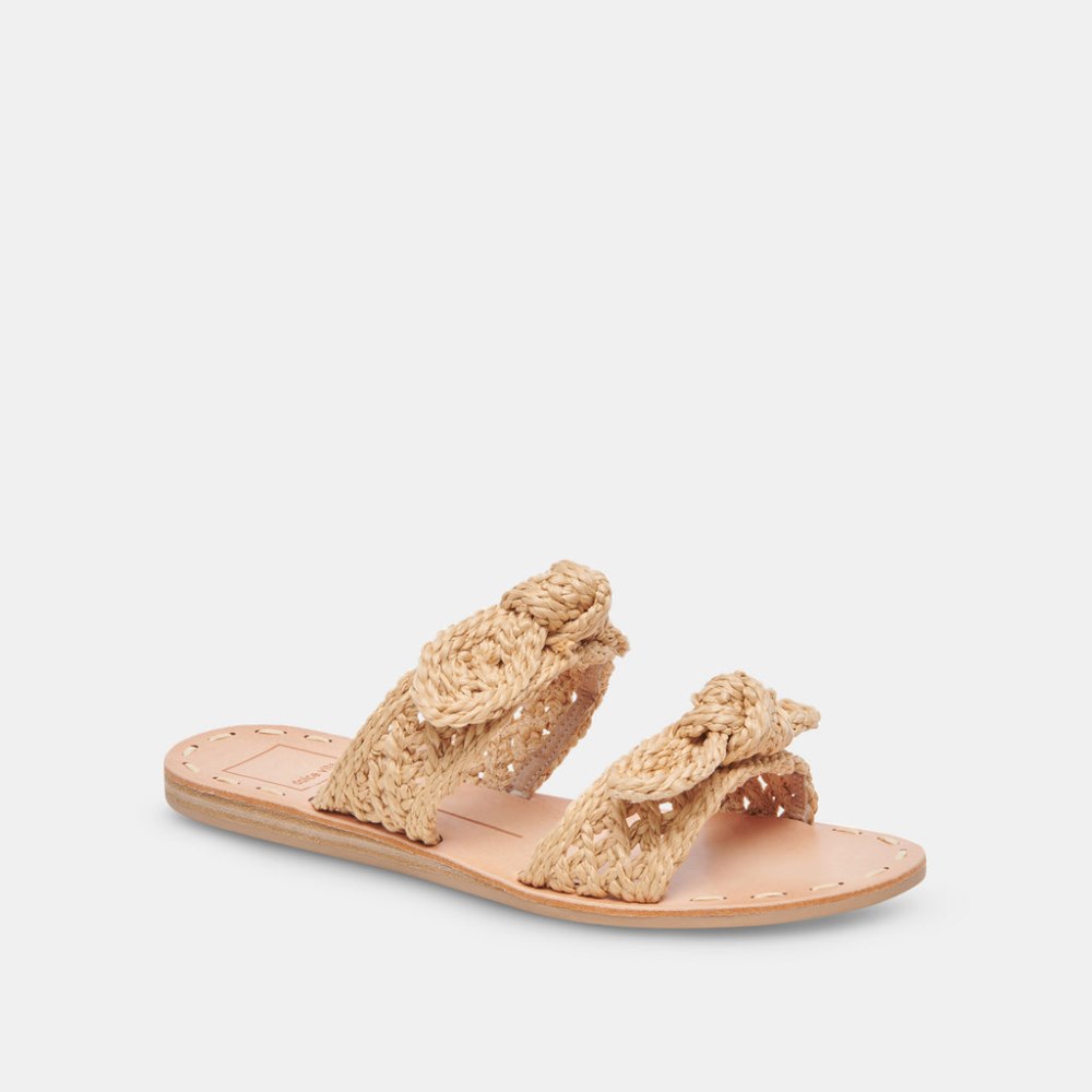 Dolce Vita Dinah Sandals Lt Natural Raffia