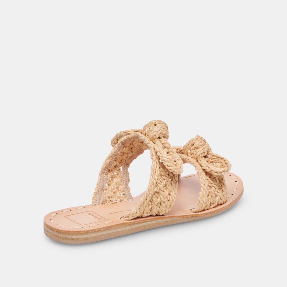 Dolce Vita Dinah Sandals Lt Natural Raffia