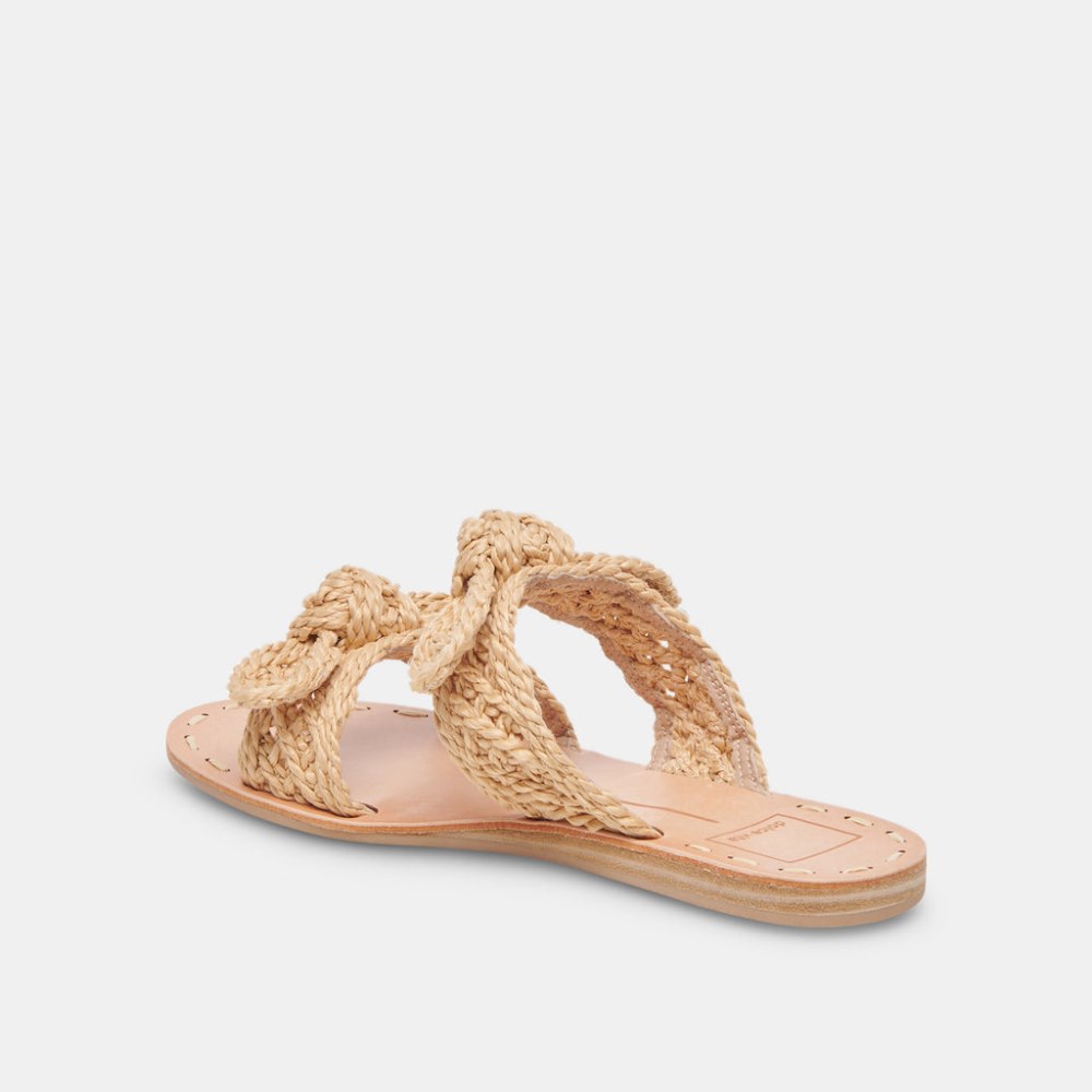 Dolce Vita Dinah Sandals Lt Natural Raffia