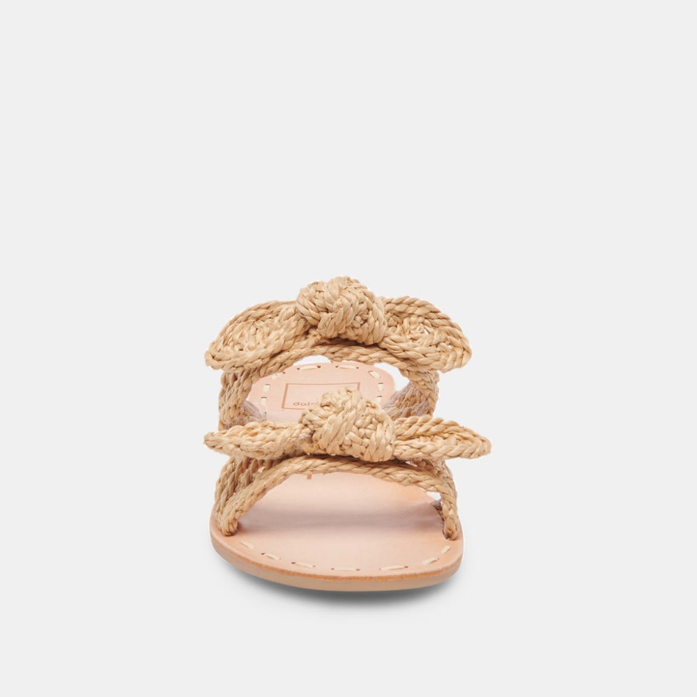 Dolce Vita Dinah Sandals Lt Natural Raffia