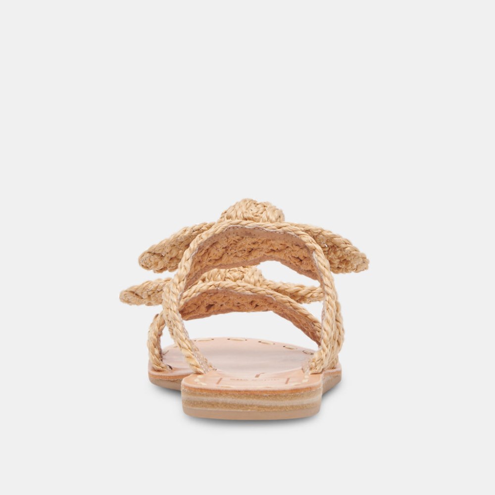 Dolce Vita Dinah Sandals Lt Natural Raffia