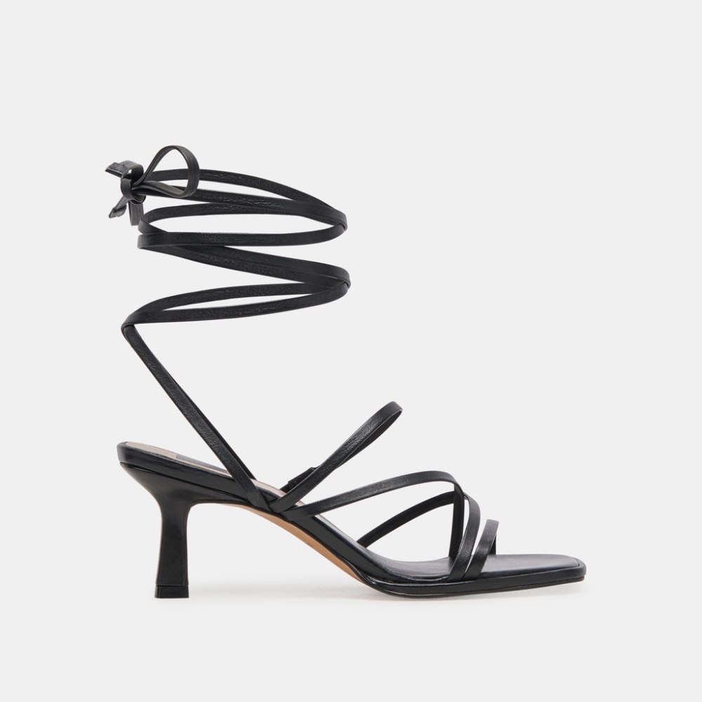 Dolce Vita Malabo Heels Black Leather